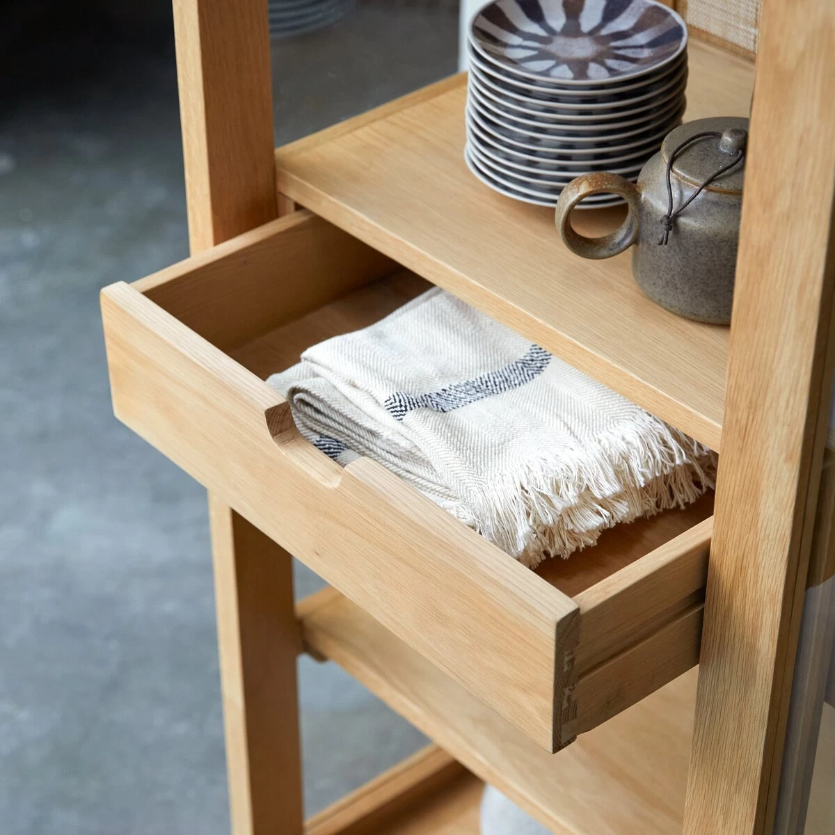 Adel - Armoire De Rangement En Chêne Massif – Image 2