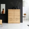 Senson - Armoire En Chêne Massif