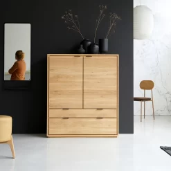 Senson - Armoire En Chêne Massif