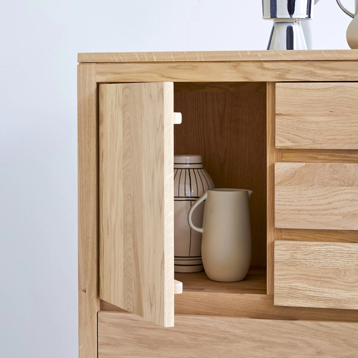 Paulo - Bahut En Chêne Massif 80 Cm – Image 2