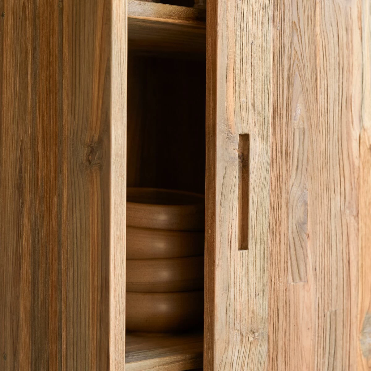 Elias - Bahut En Teck Massif Recyclé 130 Cm – Image 7