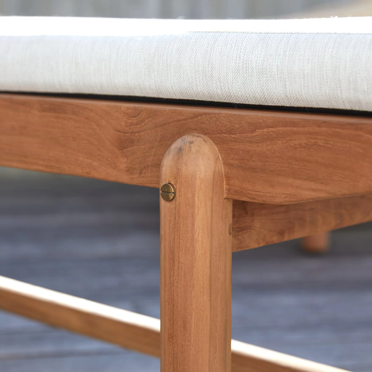 Fado - Banc De Jardin En Teck Massif – Image 6