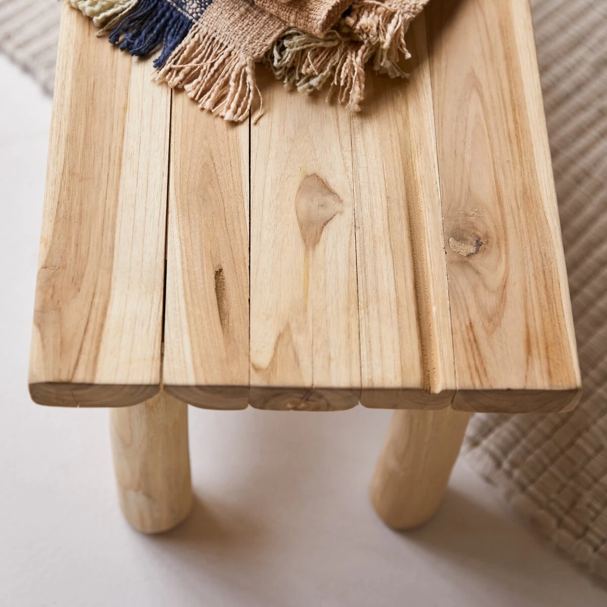 Kilim - Banc Déco Enfant En Teck Massif – Image 3