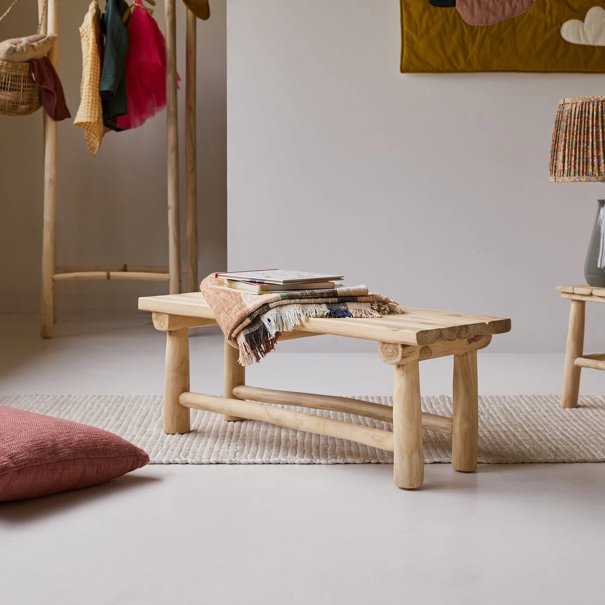 Kilim - Banc Déco Enfant En Teck Massif – Image 4