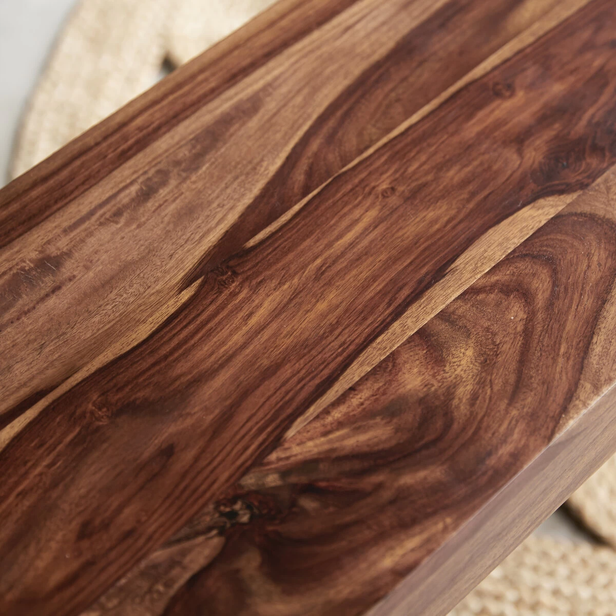 Helga - Banc En Palissandre Massif 135 Cm – Image 3