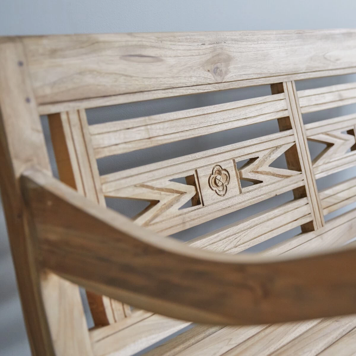 Marceau - Banc En Teck Massif Recyclé – Image 4