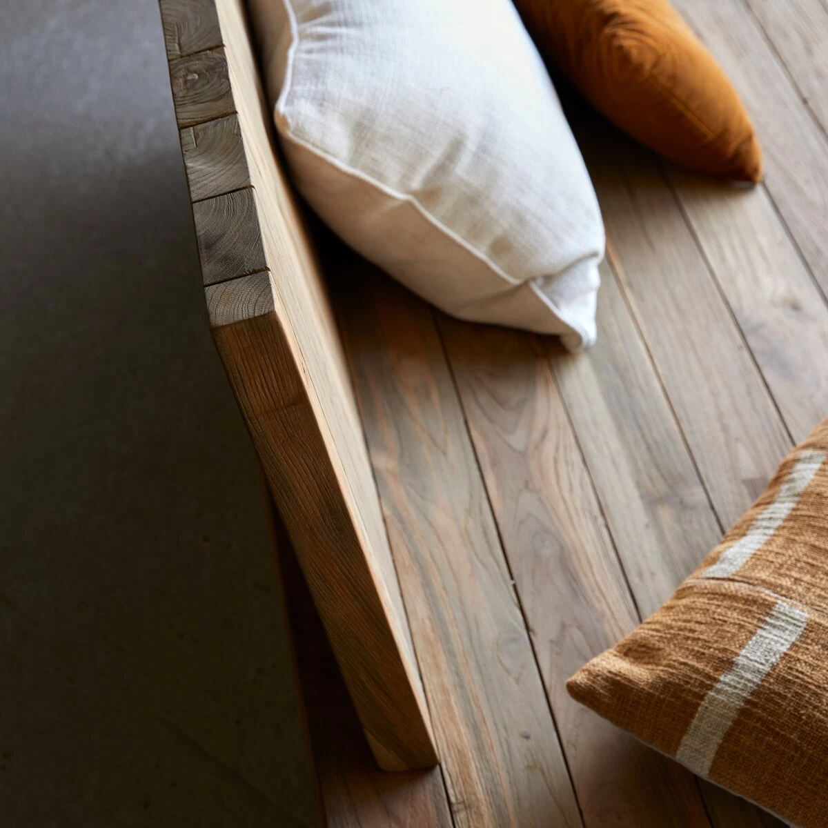 Joaquin - Banquette De Jardin En Teck Massif Recyclé – Image 2