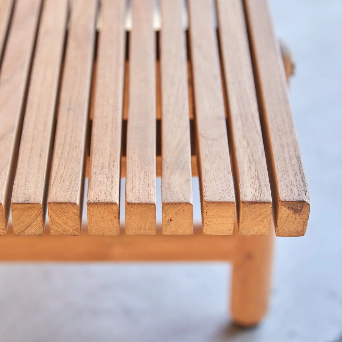 Fado - Banquette En Teck Massif 1 Place – Image 8