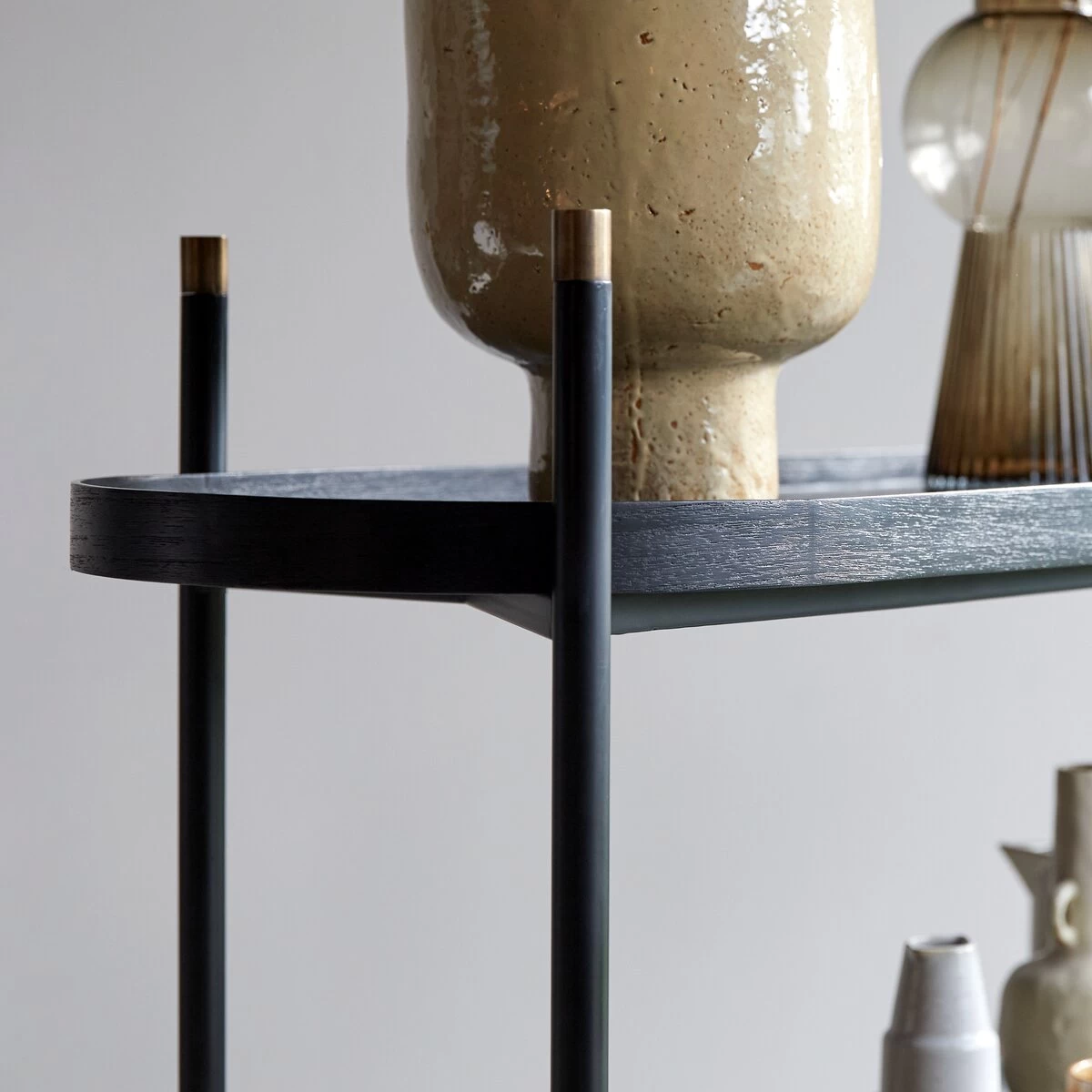 Alix - Bibliothèque En Mindi Et Cannage – Image 5