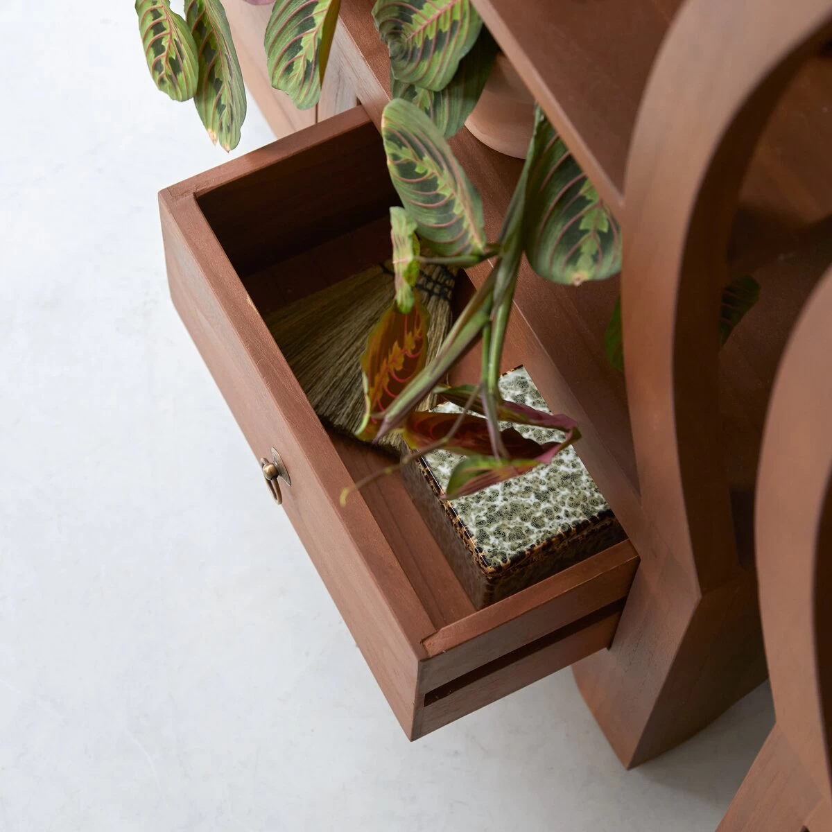 Ying Yang - Bibliothèque En Teck Massif – Image 2