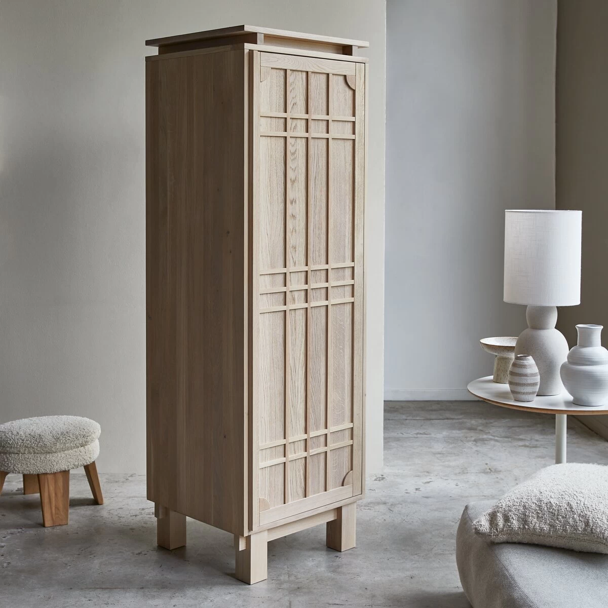 Bodi - Colonne De Rangement En Chêne Massif – Image 4