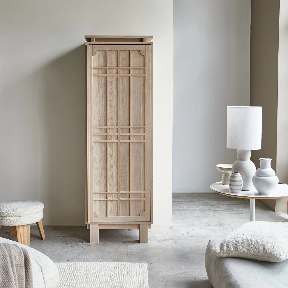 Bodi - Colonne En Chêne Massif