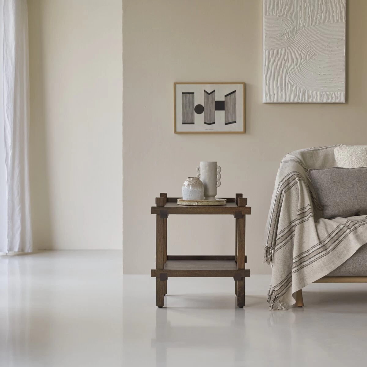 Arko - Bout De Canapé En Manguier Massif