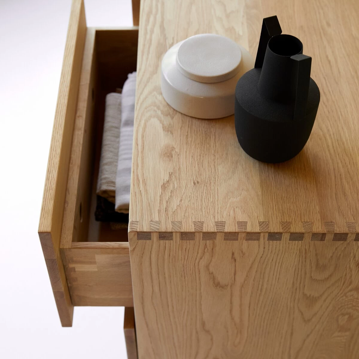 Jeanne - Buffet En Chêne Massif 150 Cm – Image 4