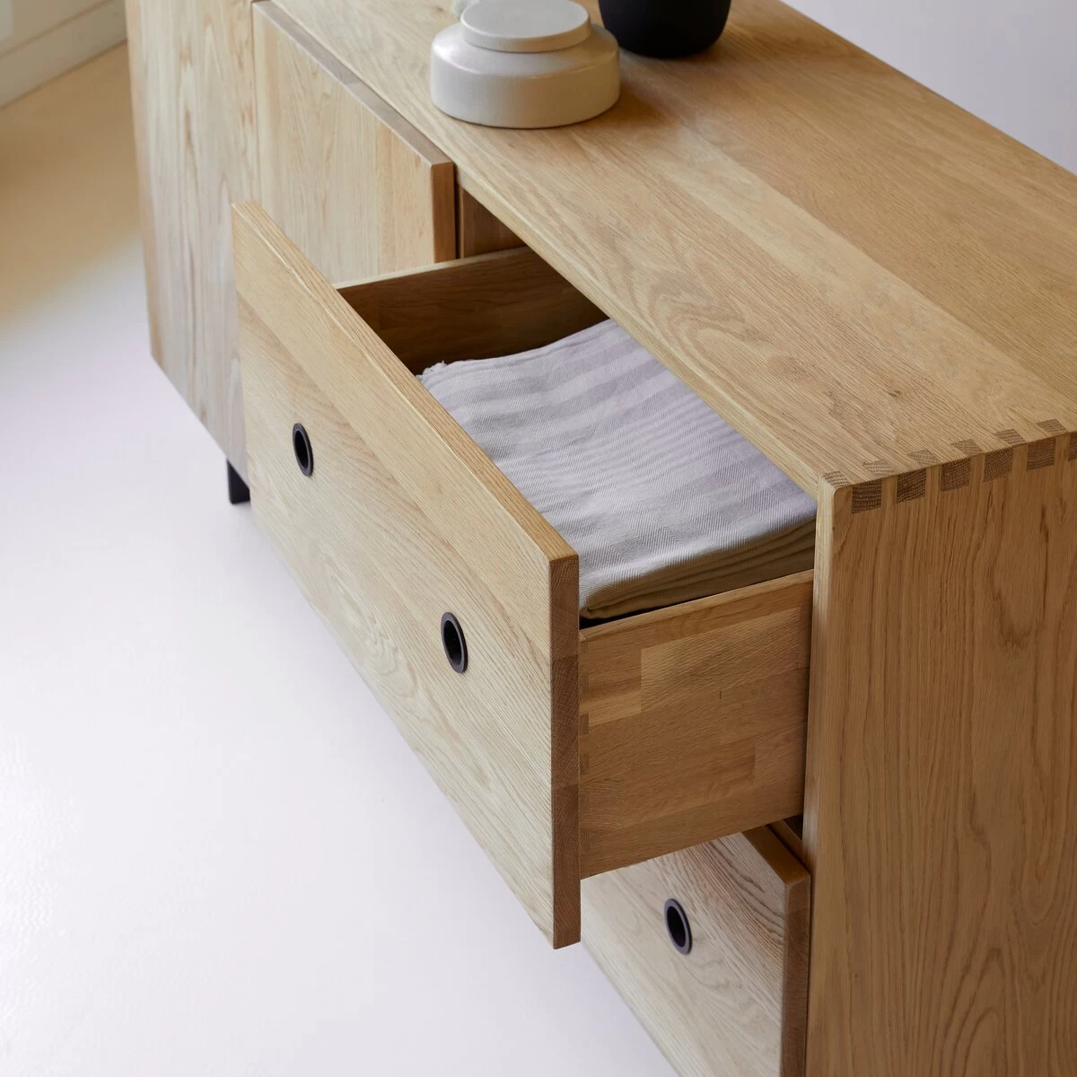 Jeanne - Buffet En Chêne Massif 150 Cm – Image 8