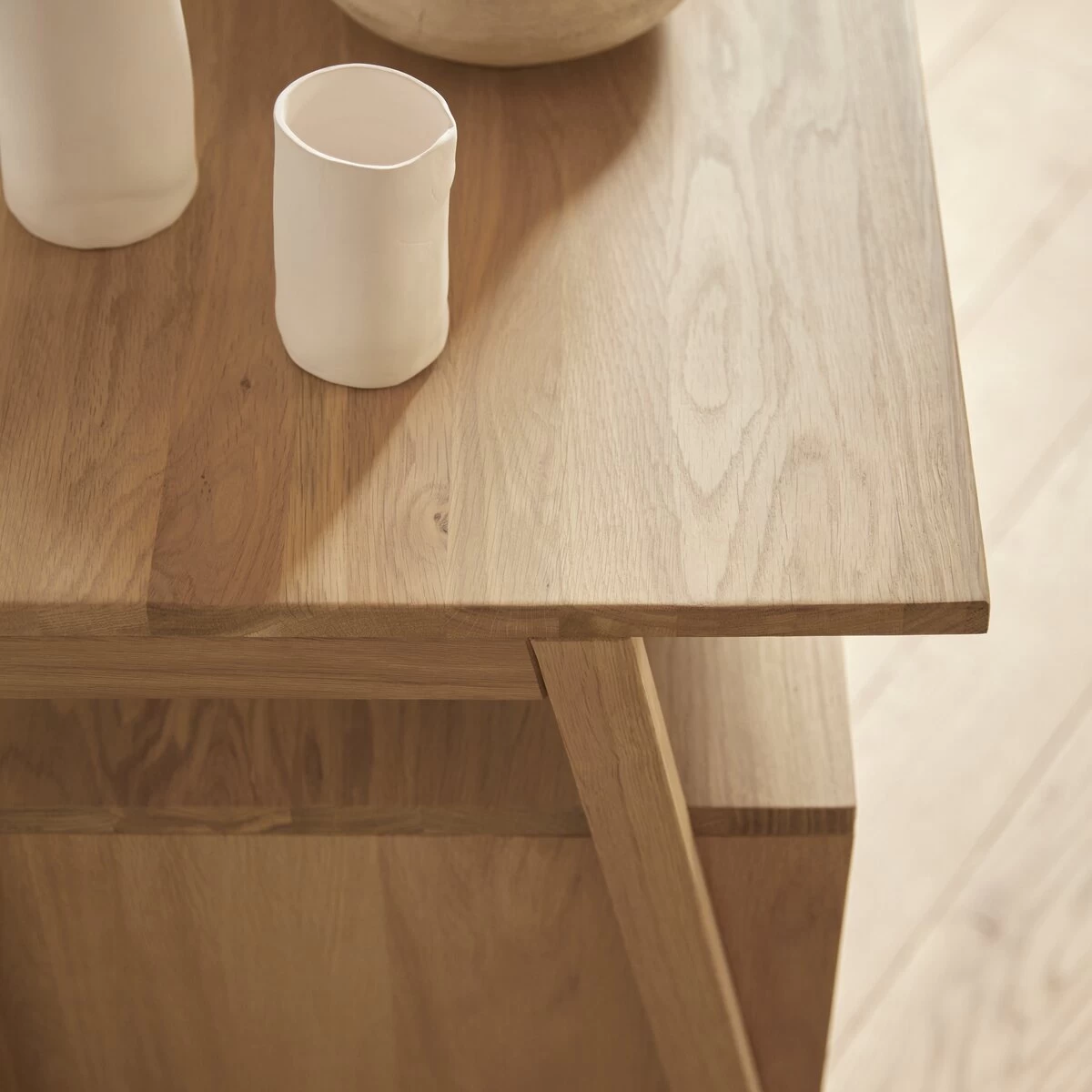 Pola - Buffet En Chêne Massif 140 Cm – Image 6