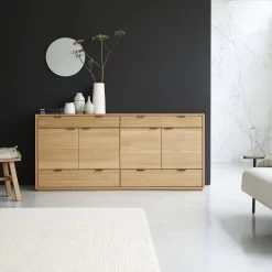 Senson - Buffet En Chêne Massif 200 Cm