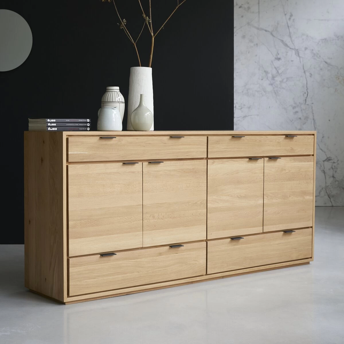 Senson - Buffet En Chêne Massif 200 Cm – Image 4