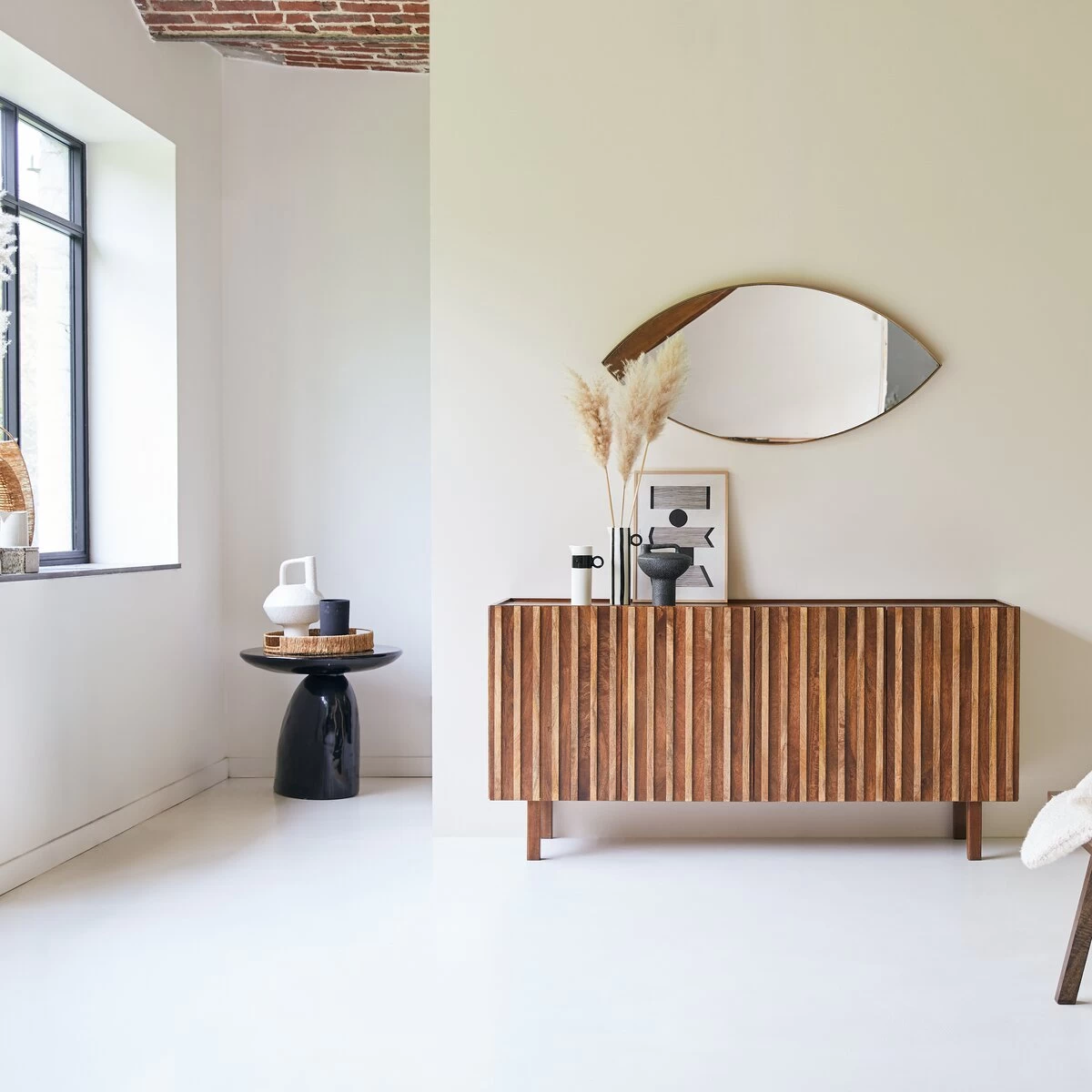 Milo - Buffet En Manguier Massif 164 Cm