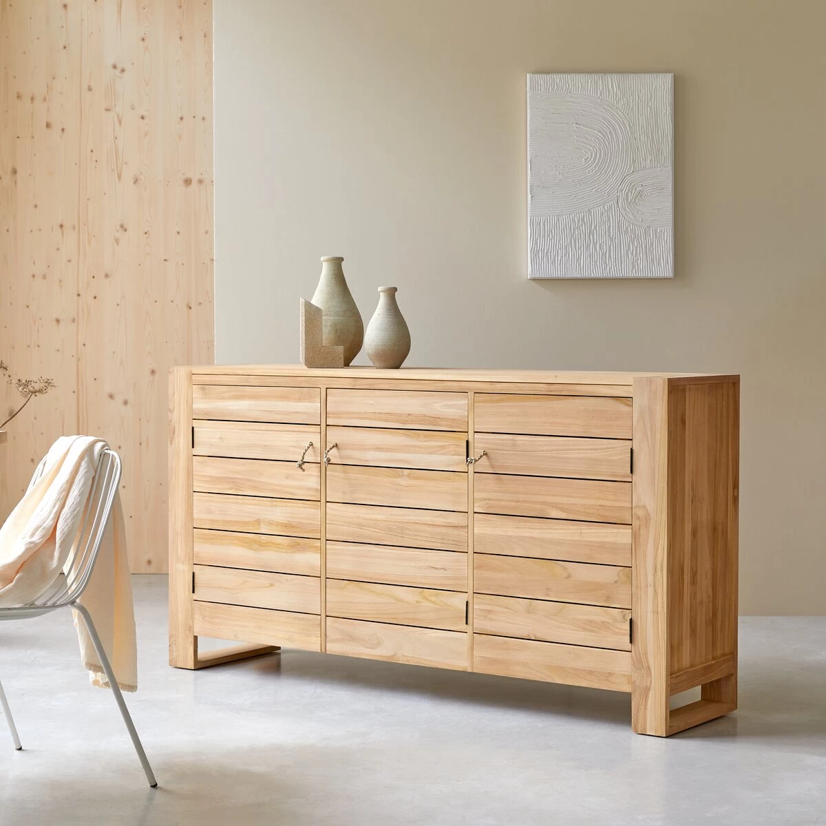 Minimalys - Buffet En Teck Massif 170 Cm – Image 4