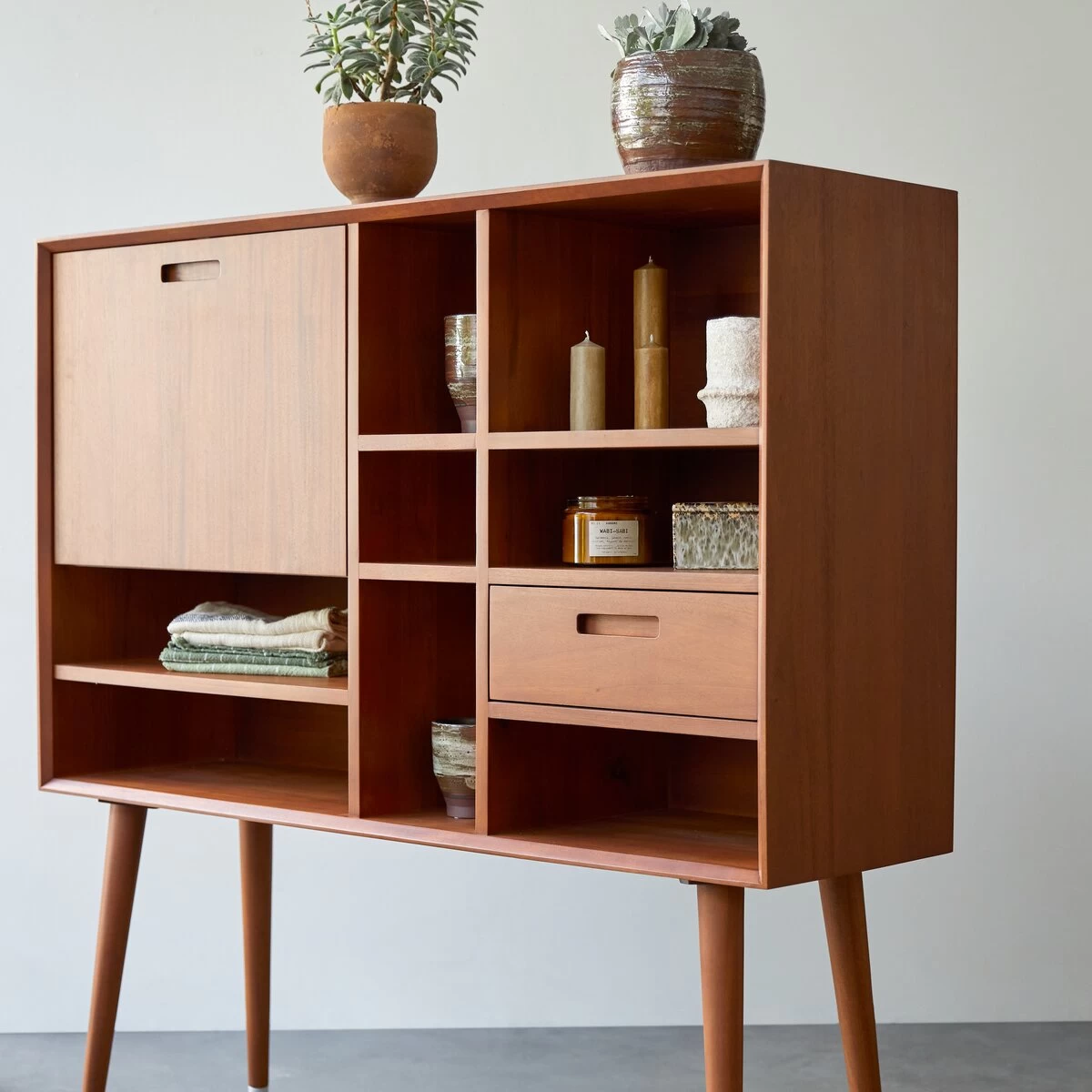 Magda 50's - Bureau En Acajou Massif – Image 5