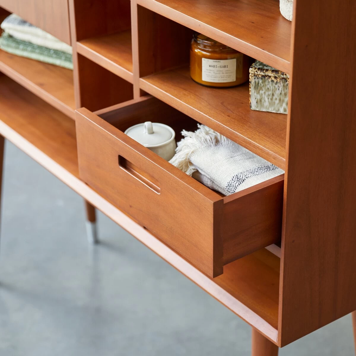 Magda 50's - Bureau En Acajou Massif – Image 7