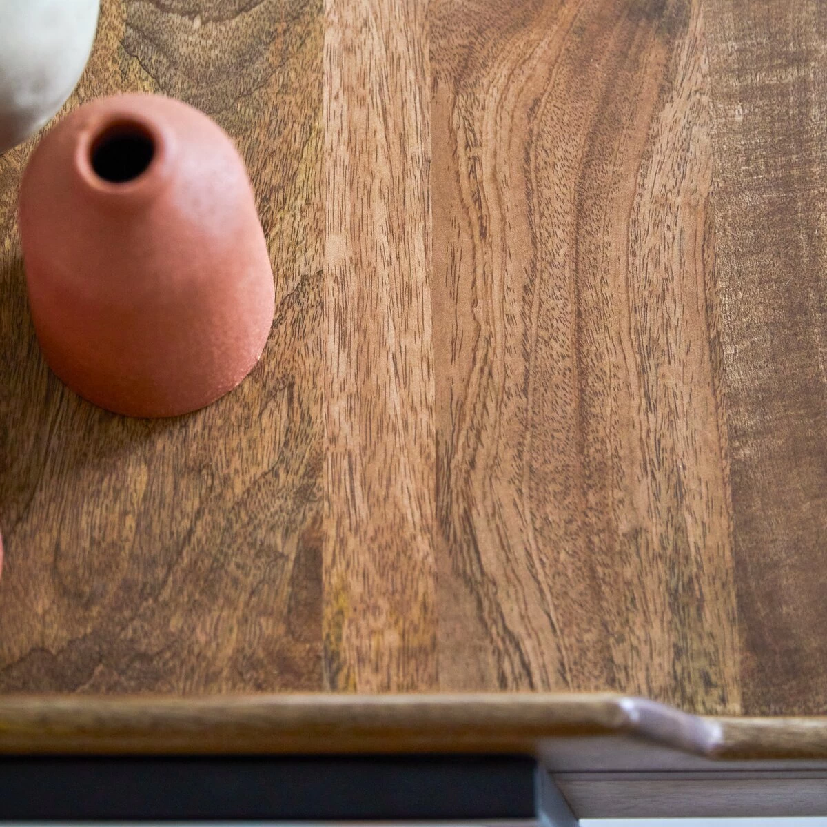 Hedda - Bureau En Manguier Massif Et Métal – Image 3