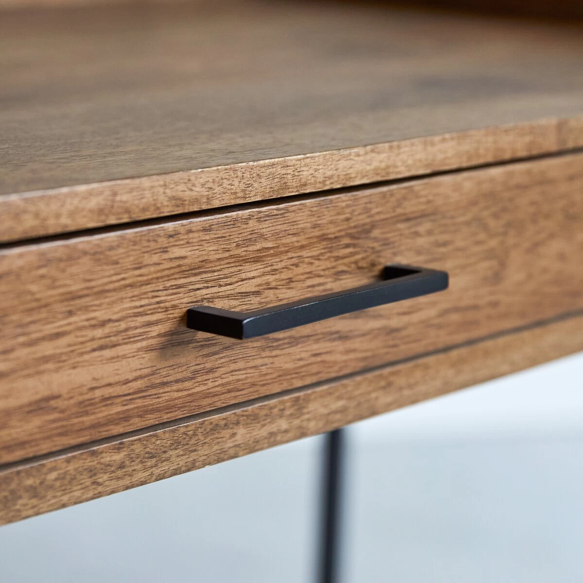 Hedda - Bureau En Manguier Massif Et Métal – Image 7