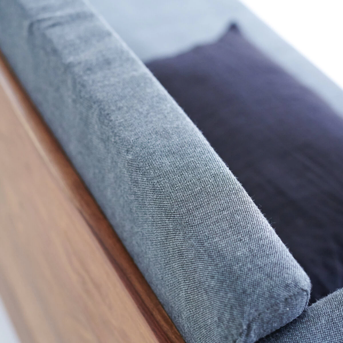 Metric - Canapé En Palissandre Massif Et Tissu, 3 Places – Image 7