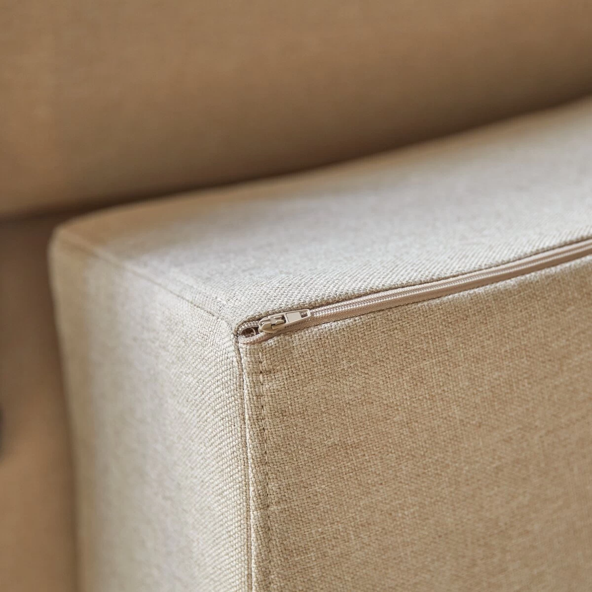 Finn - Canapé En Tissu écru 3 Places – Image 6