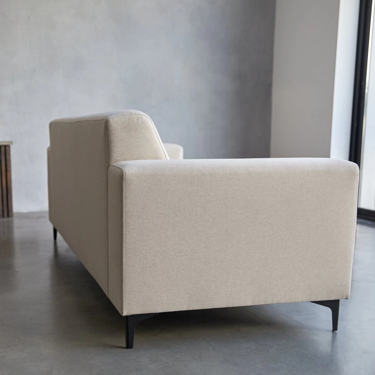 Lars - Canapé En Tissu 3 Places écru – Image 6