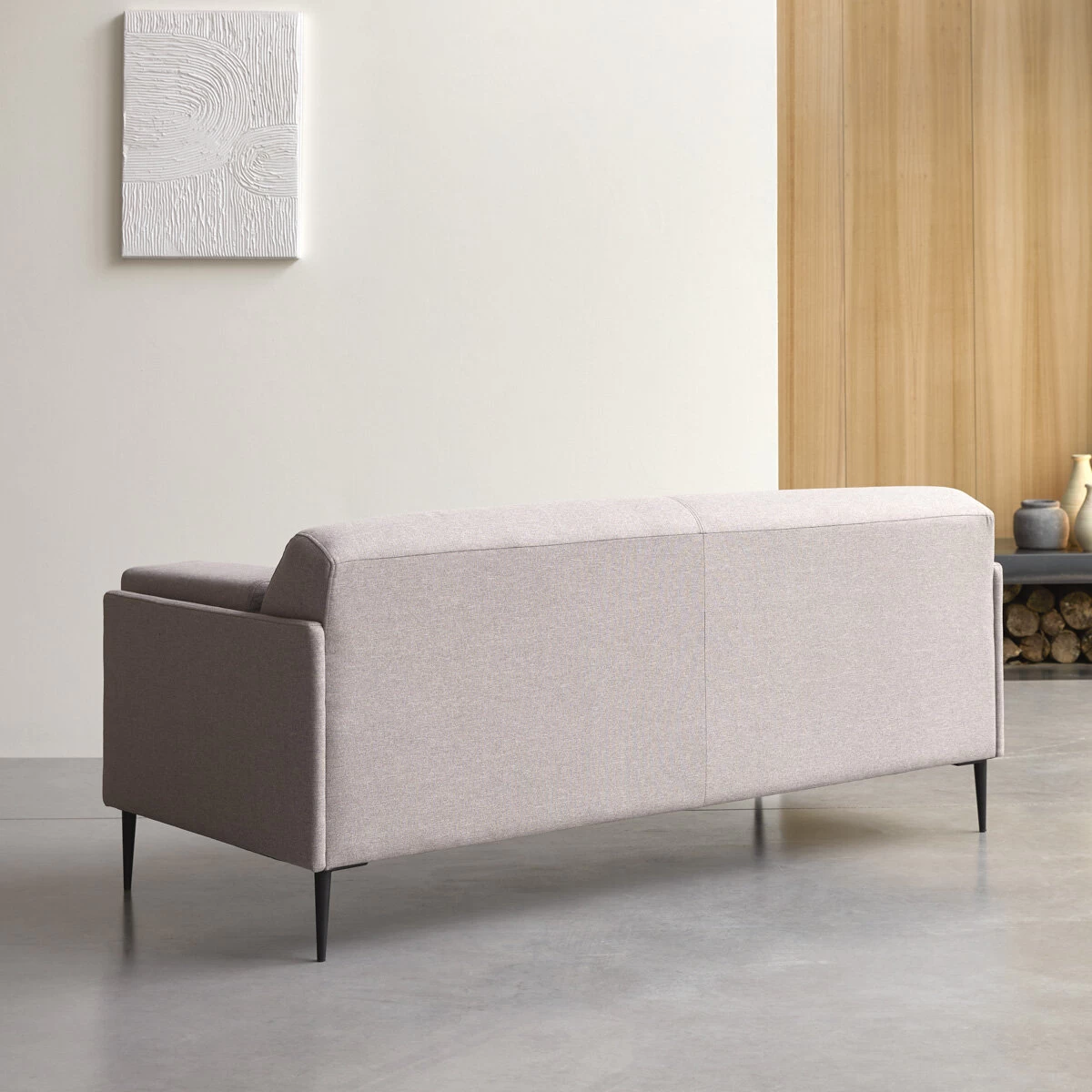 Finn - Canapé En Tissu Gris 3 Places – Image 9