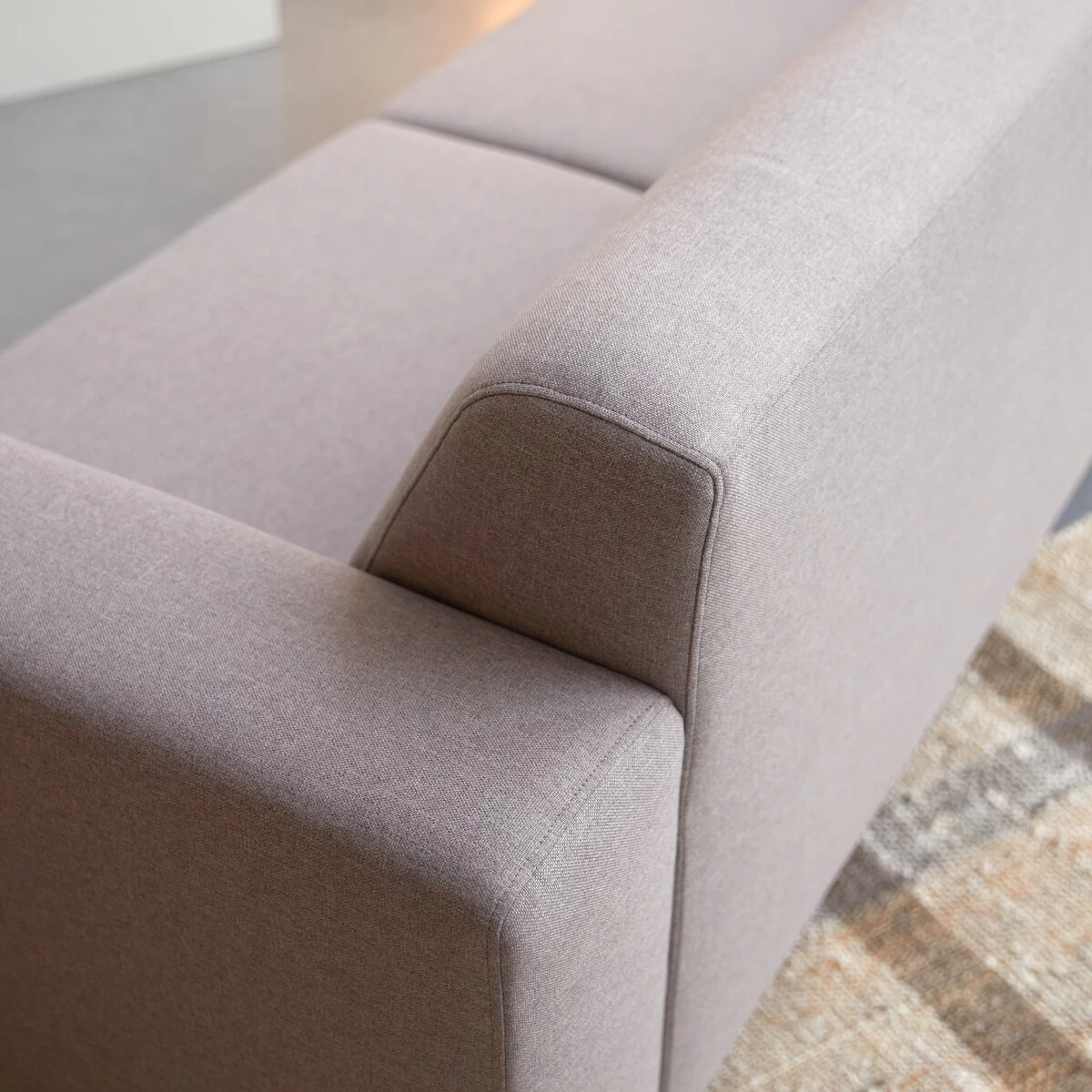Lars - Canapé En Tissu 3 Places Gris – Image 5