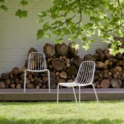 Arty - Chaise De Jardin En Métal White