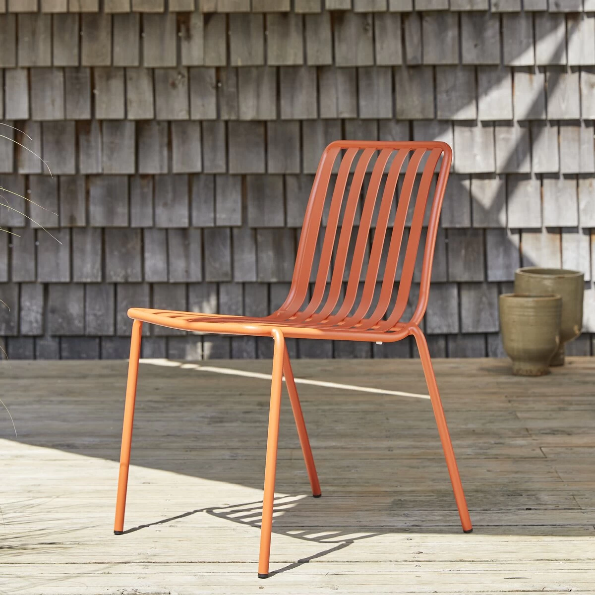 Gaby - Chaise De Jardin En Métal Orange – Image 4
