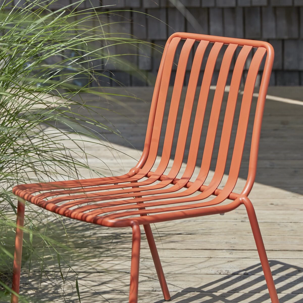 Gaby - Chaise De Jardin En Métal Orange – Image 7