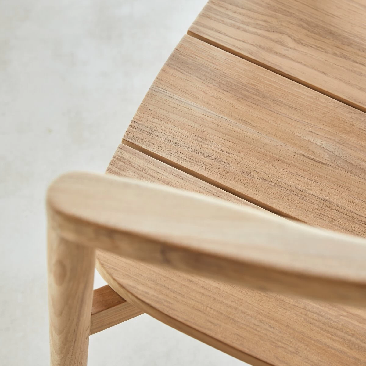 Francia - Chaise De Jardin En Teck Massif – Image 5