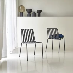Gaby - Chaise En Métal Black