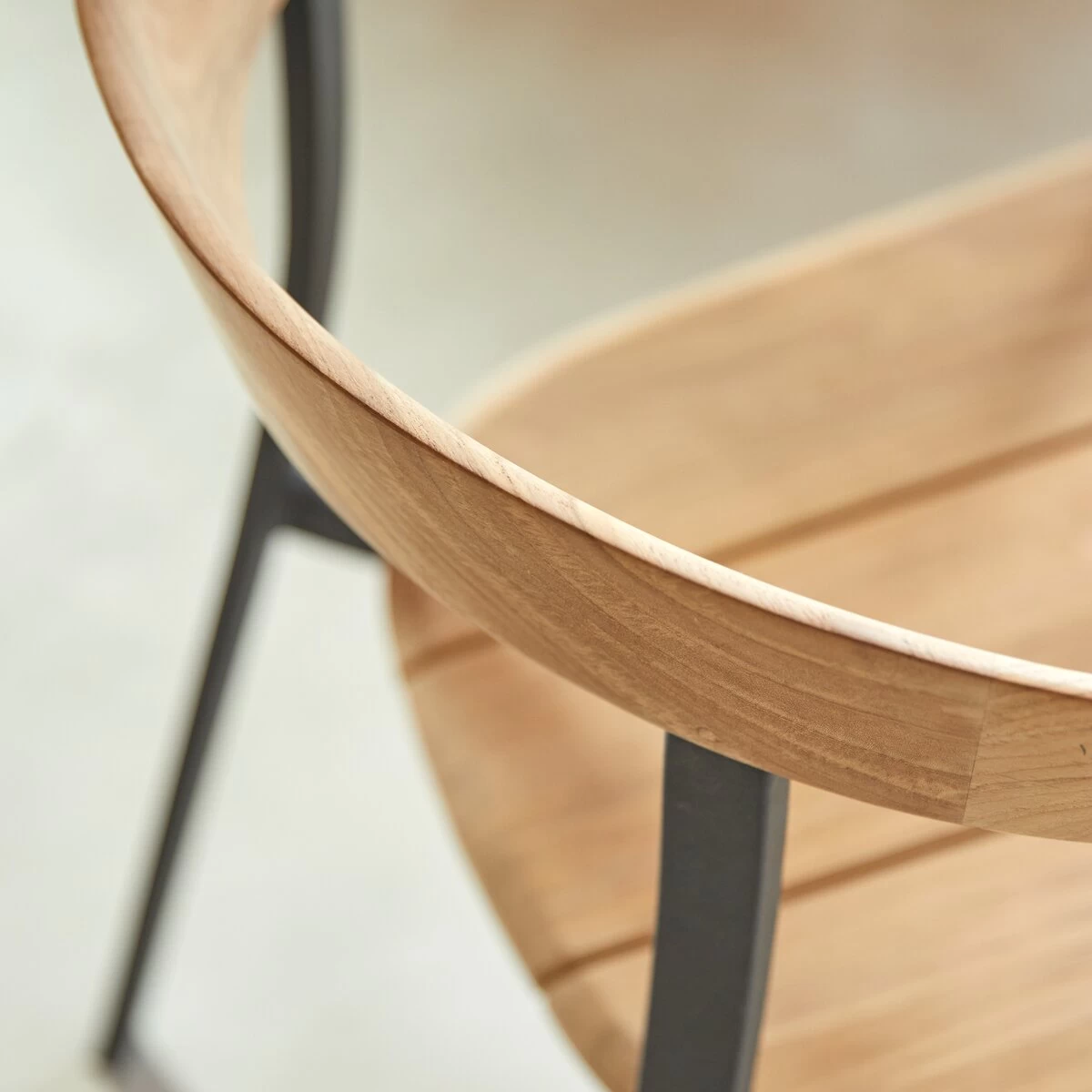 Arco - Chaise En Teck Massif Et Aluminium – Image 2