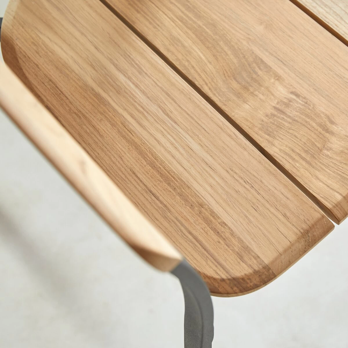 Arco - Chaise En Teck Massif Et Aluminium – Image 3