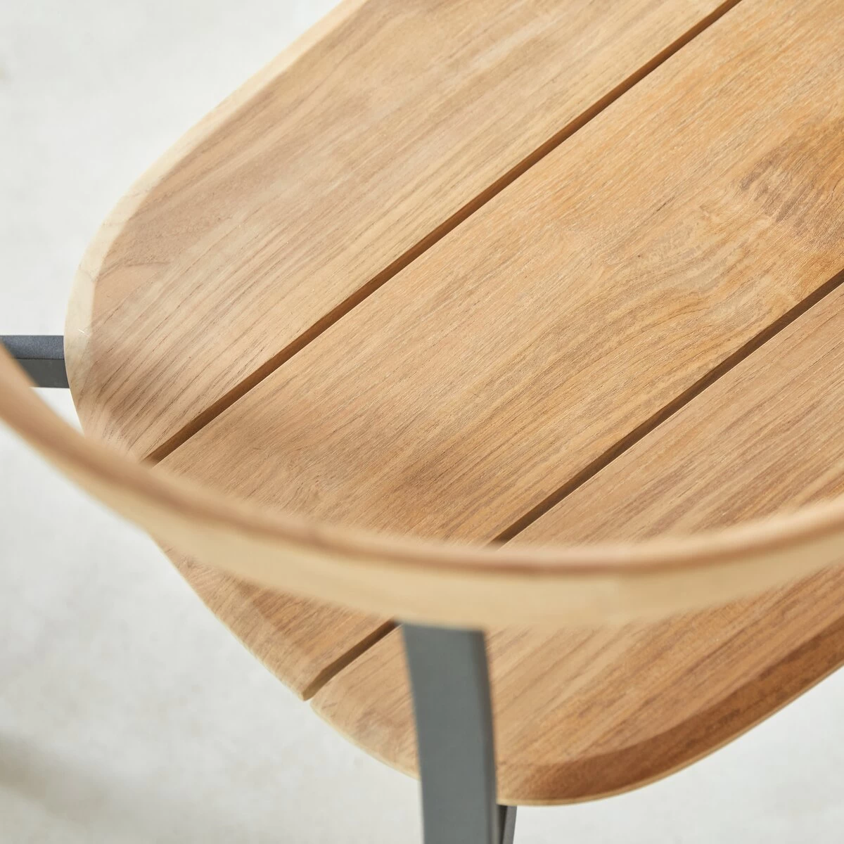 Arco - Chaise En Teck Massif Et Aluminium – Image 5