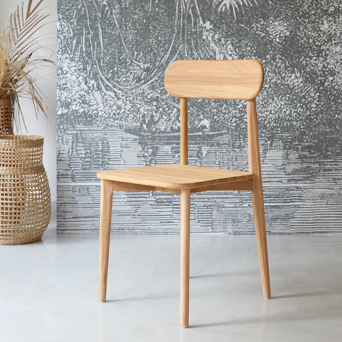 Jonàk - Chaise En Teck Massif – Image 2