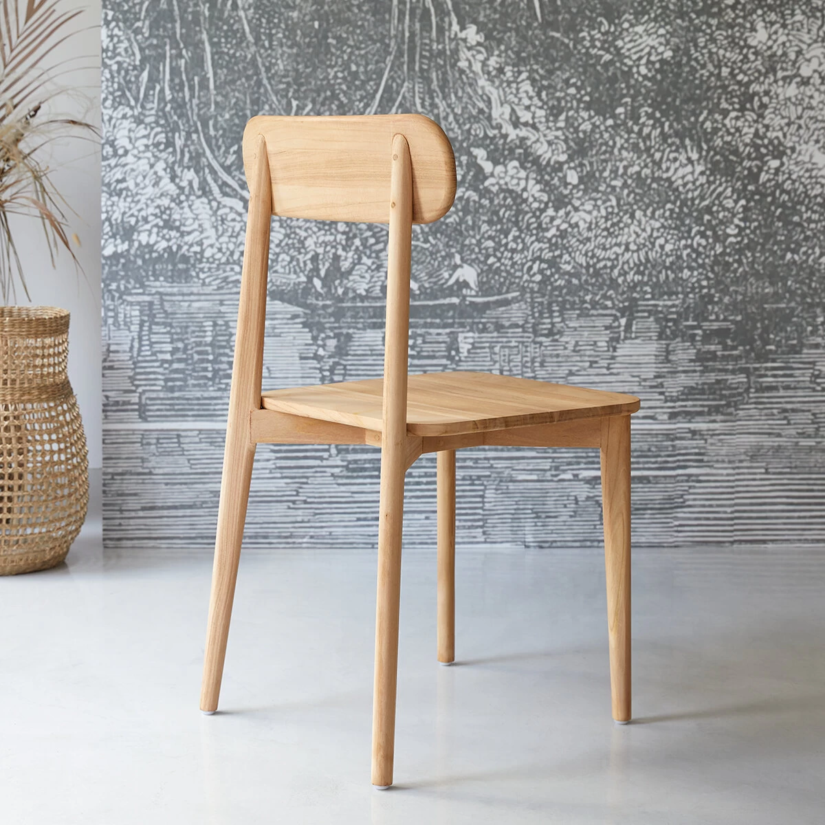 Jonàk - Chaise En Teck Massif – Image 4
