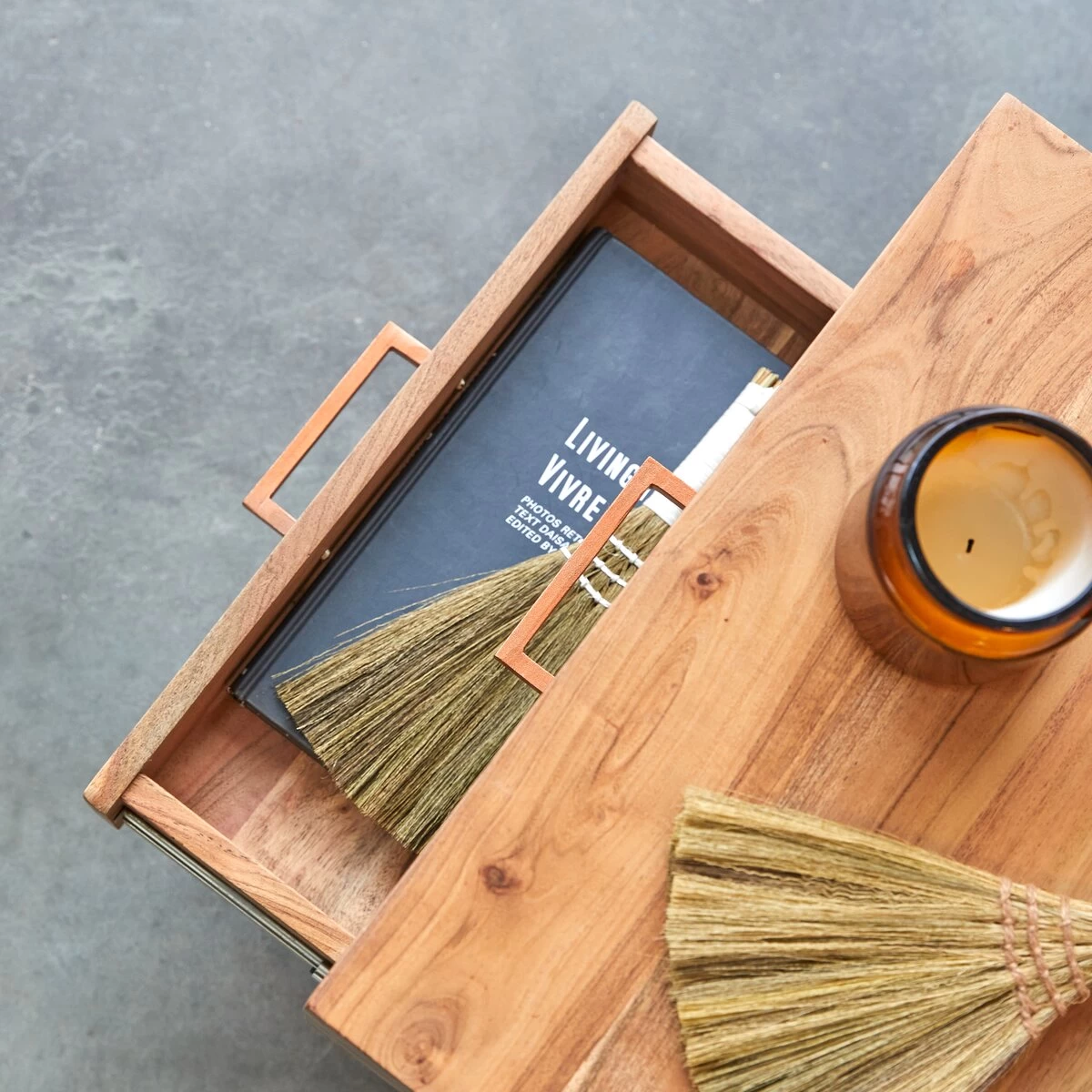 Oslo - Chevet En Acacia Massif – Image 5