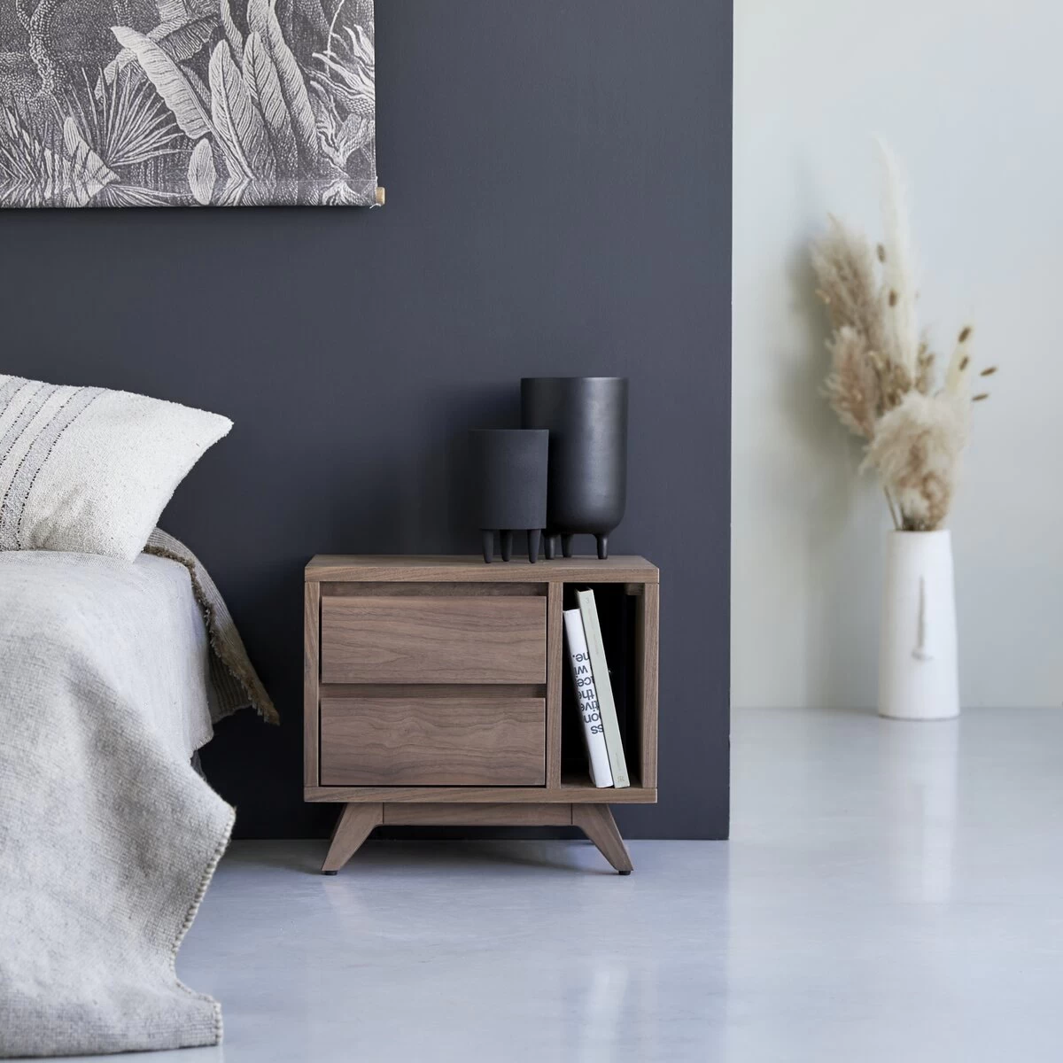 Esmée - Chevet En Noyer Massif