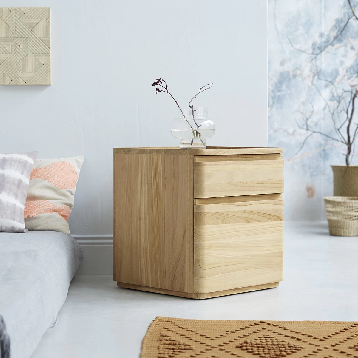 Nino - Chevet En Teck Massif – Image 4