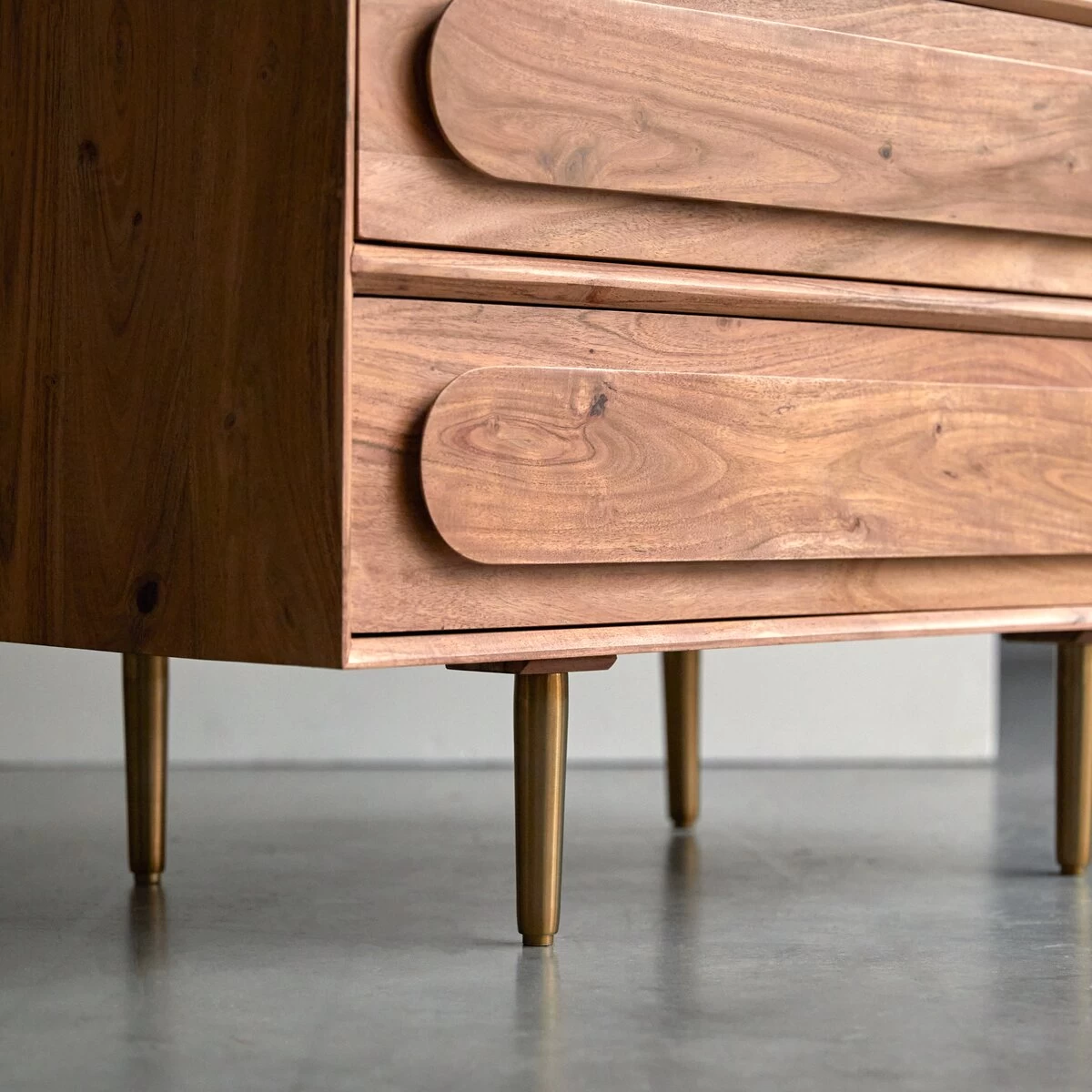 Olga - Chiffonnier De Rangement En Acacia Massif – Image 5