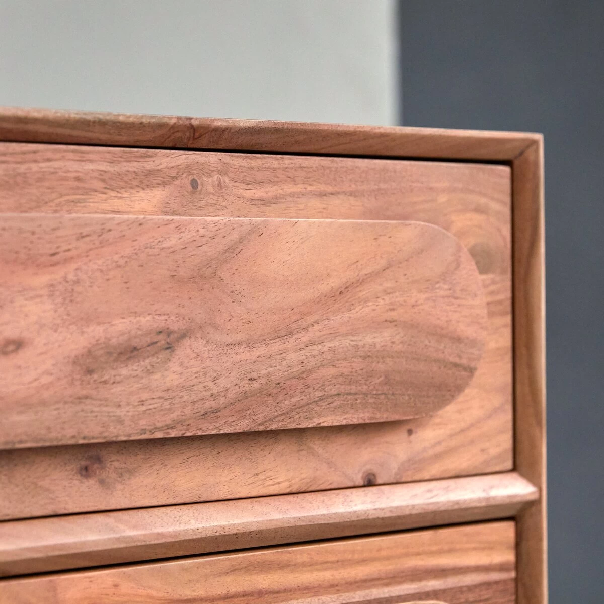 Olga - Chiffonnier De Rangement En Acacia Massif – Image 6