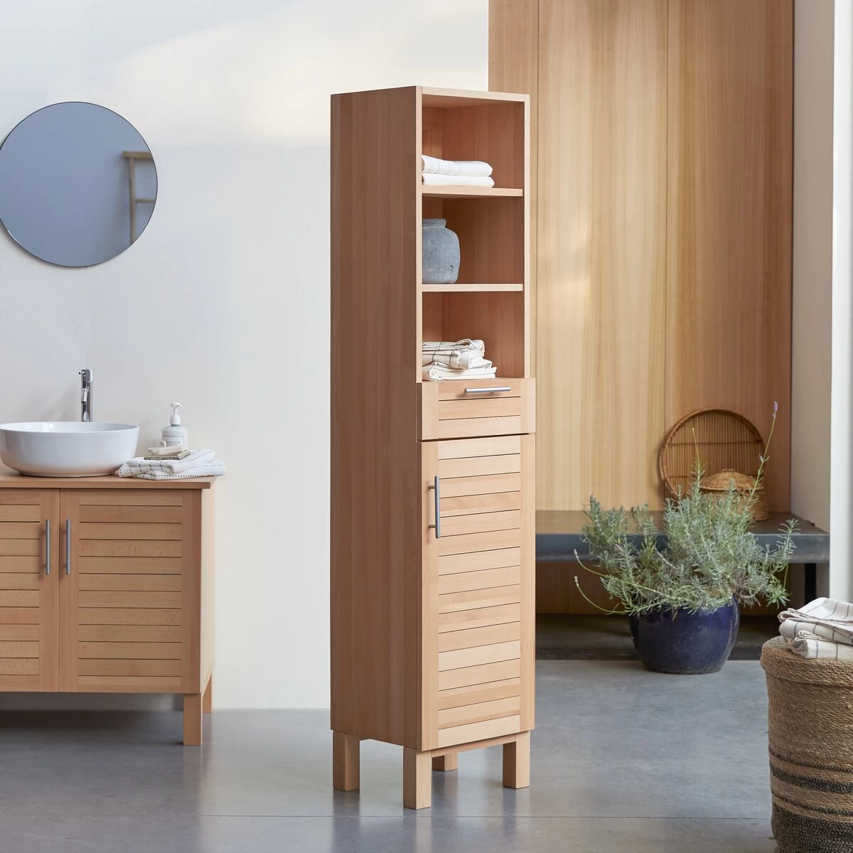 Soho - Colonne En Hêtre Massif – Image 2