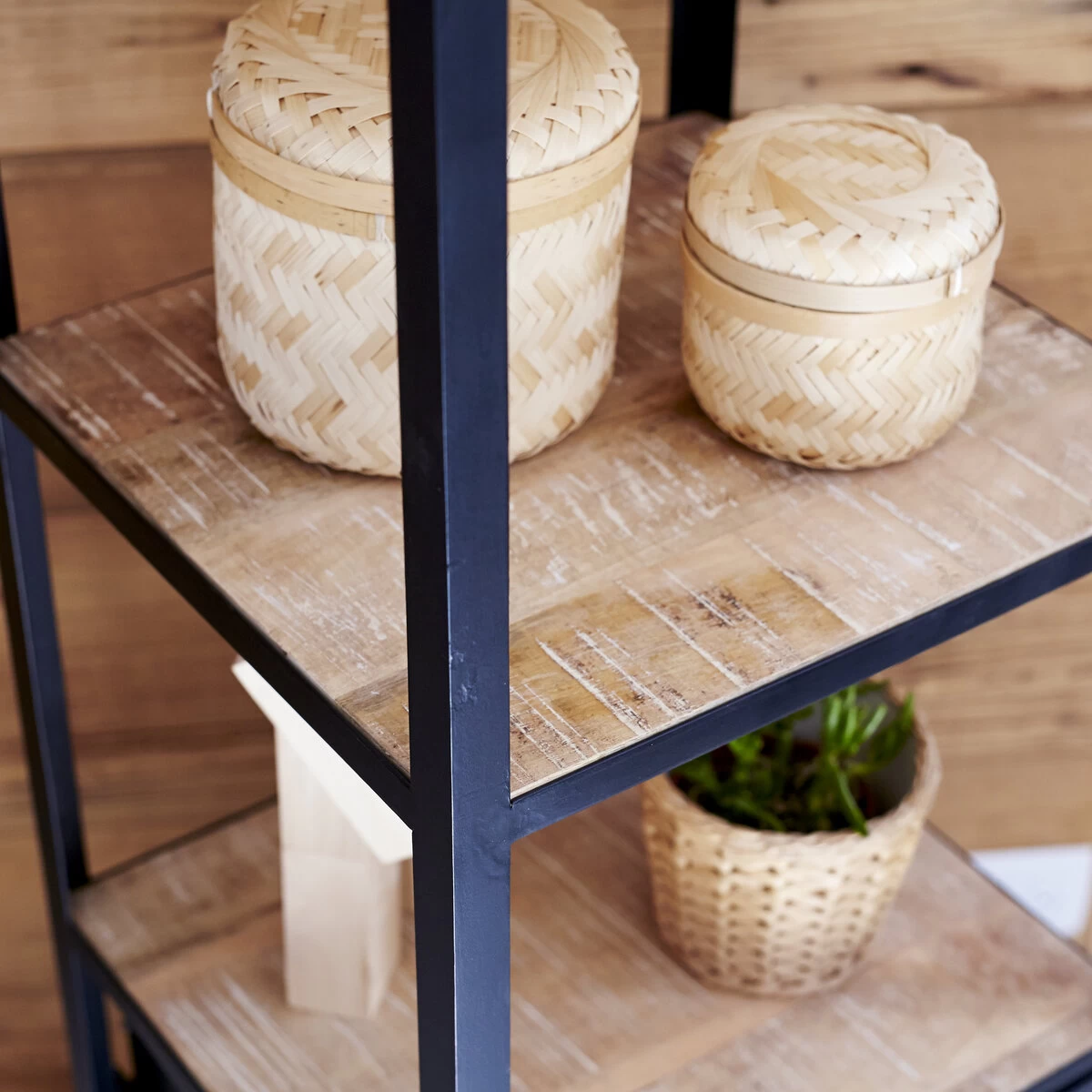 Industriel - Colonne En Manguier Et Métal – Image 2